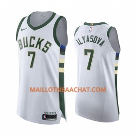 Maillot NBA Milwaukee Bucks Ersan Ilyasova 7 Nike 2019-20 Association Edition Swingman - Homme